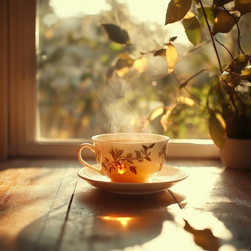 Calm morning coffee and journal